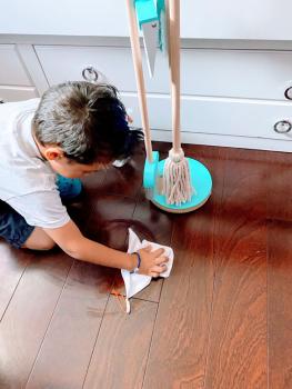 MOOVER Toys - LINE Putzset Holz 7tlg. / LINE Cleaning Set